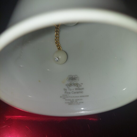 ZIGGY Christmas Bell Ornament Santa Happy Holidays Vintage - Picture 3 of 9